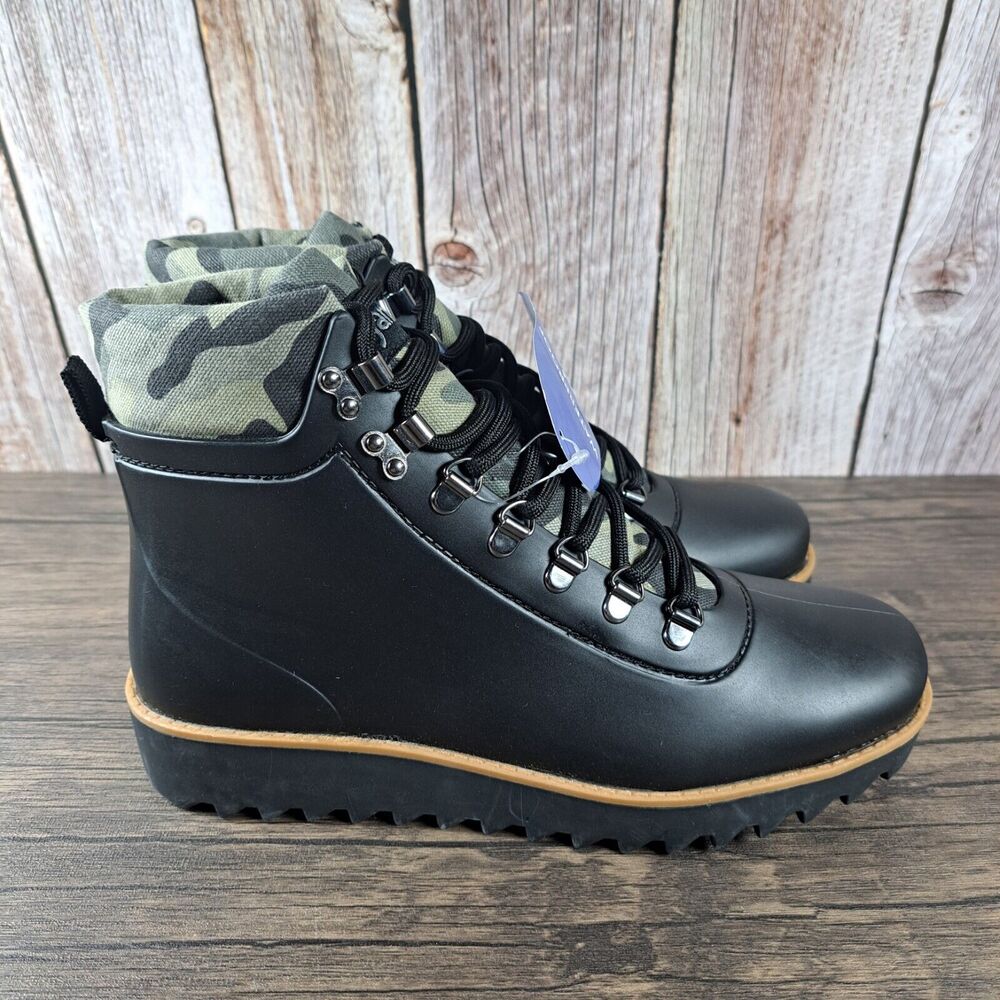 JBU by Jambu Rainey Waterproof Hiking Boots Women's Sz 7 M Black Camo (NWT) - Picture 3 of 8